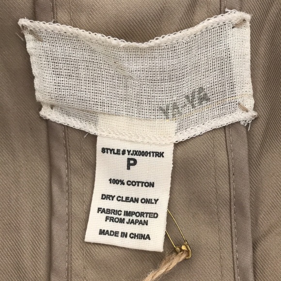 New Ya-Ya Open Front Fitted Trench Style Blazer - Picture 7 of 7